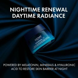 Vichy MINÉRAL 89 Crema Hidratante de Noche con Melatonina y Ácido Hialurónico 50 ml
