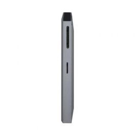 Aisens Dock Station USB-C 8 en 1 con HDMI, RJ45, 3 USB, PD 100W, lectores SD y Micro SD - Gris