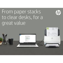 HP Escáner Documental ScanJet Pro 2000 S2, 6FW06A, ADF 50 hojas, Doble Cara, Hasta 35 ppm, USB 3.0