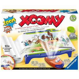 Ravensburger Maxi Xoomy Taller de Dibujo Creativo con Rodillo, Zoom 180%, 300+ Patrones y Rollo 6.5m - 6+ años