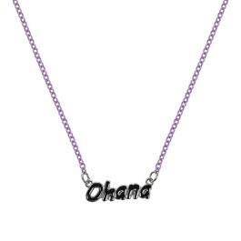 PEERS HARDY Set 2 Colgantes Stitch Disney - Collar Doble Capa con Ohana