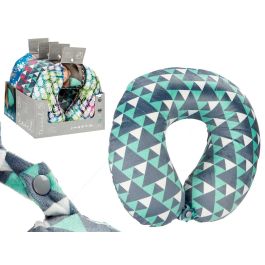 Cojín de cuello para viaje, estampado abstracto, 31x10.5x27.4 cm - Arte Regal (16 Unidades) Precio: 103.4999999. SKU: B1K6DD2ATM