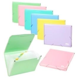 Carchivo Clasificador Acordeón Soft Pp Folio 13 Dptos A-Z Ribete De Goma Surtido Precio: 6.50000021. SKU: B15AM8TTDP