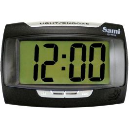 SAMI Despertador Digital XL LCD con Sensor de Luz Automático, Negro Precio: 11.011. SKU: B1HQWAPTLR