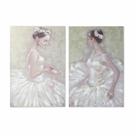 Cuadro DKD Home Decor 80 x 3 x 120 cm Bailarina Ballet Tradicional (2 Unidades) Precio: 80.6899995. SKU: S3028535