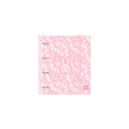 Safta Carpeta 4 Anillas 35mm Miffy Flores con Recambio 27x32x3,5 cm Precio: 15.49999957. SKU: B1CMX53LWB