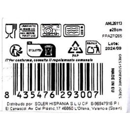 La Mediterranea Plato Pasta Risotto Anllo Ø28 cm (6 Unidades)