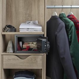 Masterlock x041ml 11L Caja Fuerte Electrónica Ideal para Joyas y Documentos de Identidad