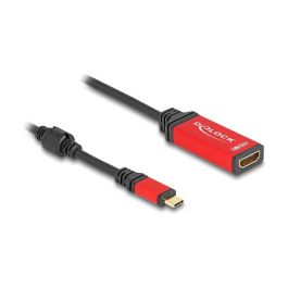 DeLOCK Adaptador USB Type-C a HDMI, DP Alt Mode 8K 60Hz HDR 10, HDMI Macho a USB-C Hembra, Cable 0.2m, Color Rojo Precio: 41.0916. SKU: B1EYK8LKCR