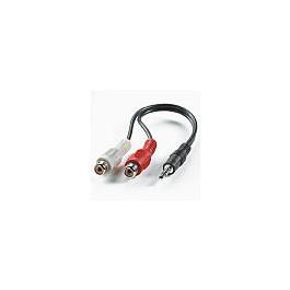 VALUE KABEL02M Cable 3.5mm a 2x RCA, Negro, 0.2m Precio: 13.59000005. SKU: B1F2GY93YJ