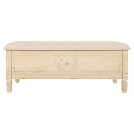 Banqueta Alexandra House Living Beige Esponja Madera de abeto 43 x 48 x 120 cm