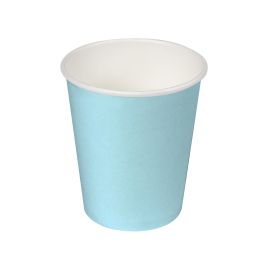 Set de 24 vasos de cartón azul baby 200 cc Algon (36 Cajas) Set de 24 vasos de cartón azul baby 200 cc Algon (36 Cajas)