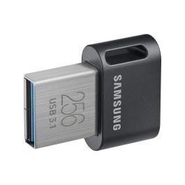 Samsung MUF-256AB/APC Pendrive 256GB USB 3.1 FIT Plus hasta 400 MB/s Lectura. Diseño Ultra-Compacto, Resistente Agua, Golpes y Temperatura
