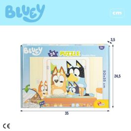 Puzzle Infantil Bluey Doble cara 24 Piezas 50 x 35 cm (12 Unidades) Puzzle Infantil Bluey Doble cara 24 Piezas 50 x 35 cm (12 Unidades)