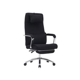 Silla Q-Connect Direccion Ravenna Malla Base Metalica Alt Max 1300 Anc 670 Prof 730 mm Ruedas Premium Color Negro