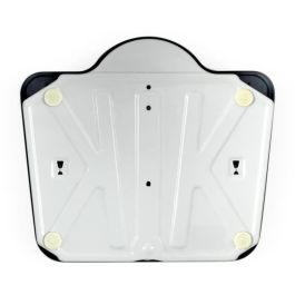 Livoo DOM490 Báscula de baño mecánica retro, sin batería, metal antideslizante, máx. 136 kg, blanco