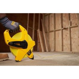 Stanley 2-34-777 Cinta Métrica de Fibra de Vidrio de 100m x 13mm Power Winder con Caja Abierta