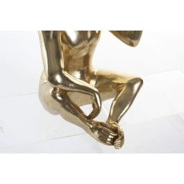 DKD Home Decor Figura Decorativa Resina y Metal Dorado 25 x 43.5 x 27 cm