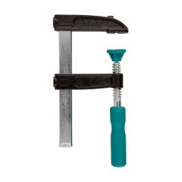 Wolfcraft Sargento de tornillo 1" 50-150mm largo acero verde 3606000