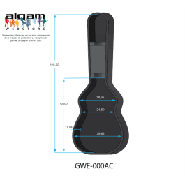 Estuche Guitarra Acústica Martin 000 "Gator Gwe"