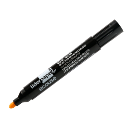 Liderpapel Rotulador Detector de Billetes Falsos Ecouse Cuerpo Plástico 100% Reciclado Verificador Euro y Divisas Trazo 3mm