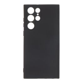 Carcasa negra de plástico soft touch para samsung s22 ultra