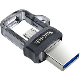SanDisk SDDD3-128G-G46 Pendrive Dual Ultra m3.0 128GB USB 3.0 y MicroUSB para Android, hasta 150 MB/s