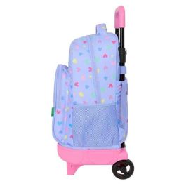 Mochila Escolar Benetton Lila Lila 33 x 45 x 22 cm