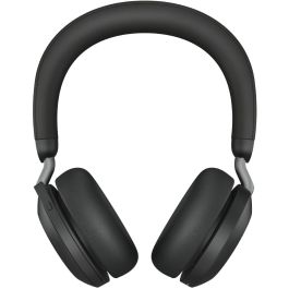 Jabra Evolve2 75 Stereo MS Auriculares con Estación de Carga y Link380a, Negro