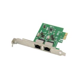MicroConnect Tarjeta de Red Ethernet Gigabit PCI-E 8111F Doble Puerto RJ45 10/100/1000 Mbps