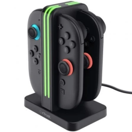 Trust Gaming GXT 1256 Base de Carga para 4 Nintendo Switch Joy-Con