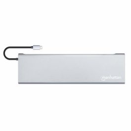 MANHATTAN USB-C Docking Station 11 en 1 MST para 3 Monitores