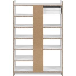 MÜNSTER Zapatero Blanco 12 Pares de Zapatos 71.5 x 25 x 109 cm 003773MACMUNSTER