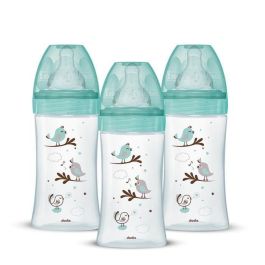 Conjunto de 3 Dodie Anti -color Biberons Iniciation+ - Glass - 270ml - 0-6 meses - Pacificador redondo - Flujo 2 Precio: 44.5000006. SKU: S7182664