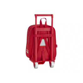 Mochila Escolar con Ruedas 805 Real Sporting de Gijón 611972280 Rojo