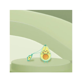 Mr.Wonderful Pendrive USB 32 GB Llavero con Forma de Aguacate, Memoria Flash, Incluye Adaptador USB-C, Compatible con Windows, MacOS, Linux