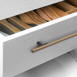 Emuca Lote de 5 tiradores para mueble Riad, L232mm, intereje 192mm, Aluminio, Bronce