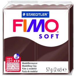 Staedtler Fimo Soft Pasta de Modelar Blanda 57g Chocolate, Ladrillo de 8 Segmentos, Fácil de Mezclar y Usar Precio: 2.6899994. SKU: B1BHA3KKQ5