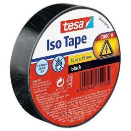 Tesa Cinta Aislante de Electricidad Negra 19 mm x 20 m, hasta 6000V Precio: 2.6899994. SKU: B1HRRXRK7R
