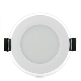 Foco Downlight LED 6W 600Lm 6000ºK Circular   Cristal Ø95Mm 40.000H [GR-MB01-6W-O-CW]