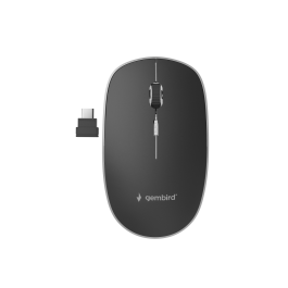 Gembird MUSW-4BSC-01 ratón Ambidextro RF Wireless + USB Type-C Óptico 1600 DPI Precio: 9.89000034. SKU: S5610539
