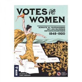 Devir Votes For Women Juego de Mesa Estrategia Política Asimétrico Movimiento Sufragista EEUU 1-4 Jugadores 14+ Años 65-70 Minutos Castellano
