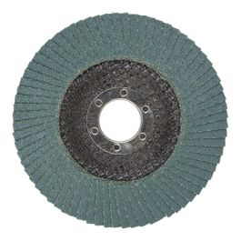 Wolfcraft GR80 Disco de Láminas Abrasivo Ø115 mm, Grano 80, Orificio 22.23 mm, Velocidad Máx. 13300 rpm