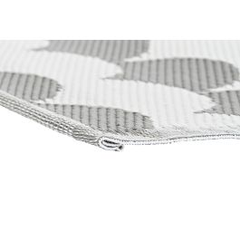 DKD Home Decor Alfombra de Poliéster con Ondas Gris Blanco 180x120 cm (2 Unidades) DKD Home Decor Alfombra de Poliéster con Ondas Gris Blanco 180x120 cm (2 Unidades)