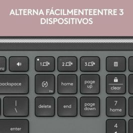 Teclado Logitech Gris Qwerty Español QWERTY