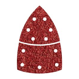 Wolfcraft - 10 Hojas de Lija Adhesiva de Corindón, Forma Triangular Perforada, Grano 80, 95 mm para Madera y Metal Precio: 6.7899997. SKU: S7907162