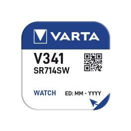 Pila de boton sr714sw - v341 varta 15mah (blister 1 unid.) ø7,9x1,45mm