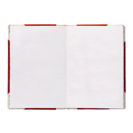 Fernandes Libro Cartone Cosido Din A5+ Liso 50 Hojas 100 Gr Rojo