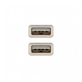 Nanocable Cable USB 2.0 A USB 2.0 Macho/Macho 2m Beige