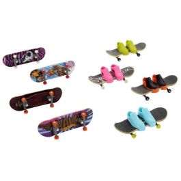 Hot Wheels MATHLP19 Pack Colección Tony Hawk de 8 Fingerskates con Tablas de Skate Miniatura - Diseños Variados Multicolor